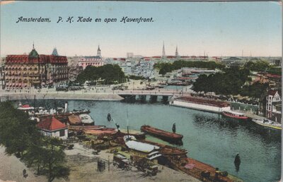 AMSTERDAM - P. H. Kade en open Havenfront