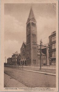 AMSTERDAM - Parochiekerk van den H. Franciscus van Assisie. Admiraal de Ruijterweg (Nieuwe Boomkerk)
