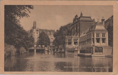 AMSTERDAM - Lido met American-Hotel