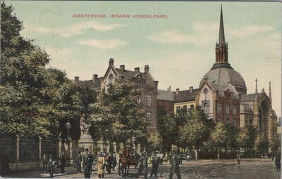 AMSTERDAM - Ingang Vondelpark