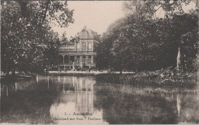 AMSTERDAM - Vondelpark met Rest. Paviljoen
