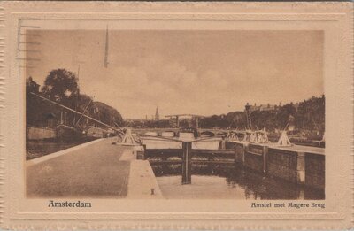 AMSTERDAM - Amstel met Magere Brug