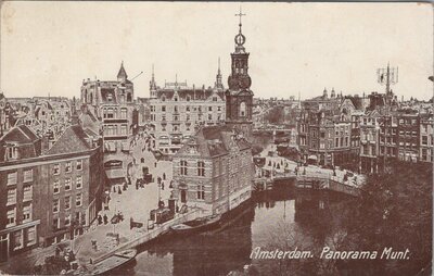 AMSTERDAM - Panorama Munt