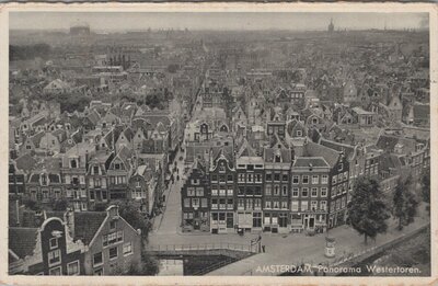 AMSTERDAM - Panorama Westertoren