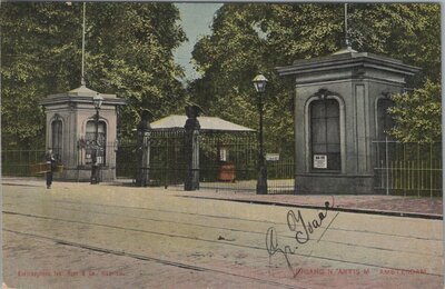 AMSTERDAM - Ingang N. Artis M.