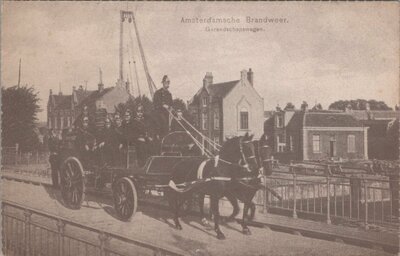 AMSTERDAM - Amsterdamsche Brandweer. Gereedschapswagen