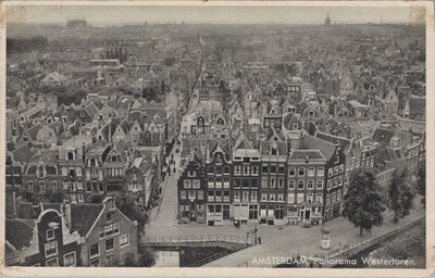AMSTERDAM - Panorama Westertoren