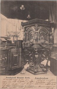 AMSTERDAM - Preekstoel Nieuwe Kerk