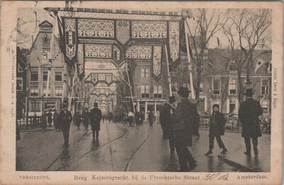 AMSTERDAM - Brug Keizersgracht bij de Utrechtsche Straat