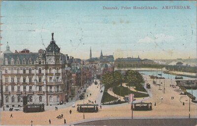 AMSTERDAM - Damrak, Prins Hendrikkade