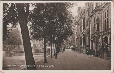 AMSTERDAM - Heerengracht bij Leidschegracht