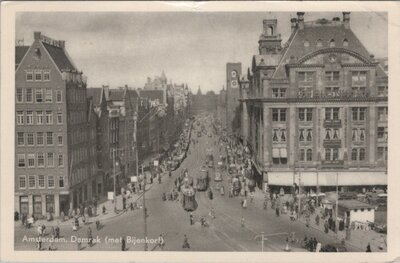 AMSTERDAM - Damrak (Met Bijenkorf)