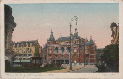 AMSTERDAM - Stadsschouwburg met American Hotel