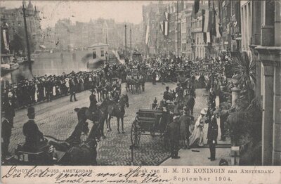 AMSTERDAM - Bezoek van H. M. de Koningin aan Amsterdam