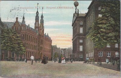 AMSTERDAM - Postkantoor N. Z. V. Burgwal