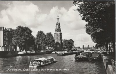 AMSTERDAM - Oude Schans met Montelbaanstoren