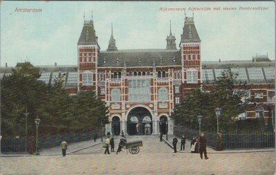 AMSTERDAM - Rijksmuseum Achterzijde met nieuwe Rembrandtzaal