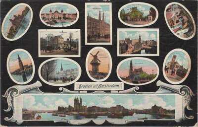 AMSTERDAM - Meerluik Groeten uit Amsterdam