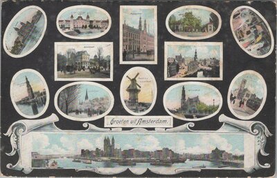 AMSTERDAM - Meerluik Groeten uit Amsterdam