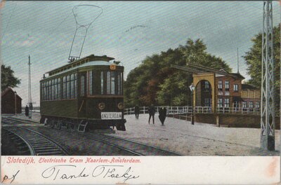 AMSTERDAM - Electrische Tram Haarlem-Amsterdam