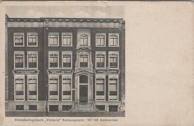 AMSTERDAM - Verzekeringsbank Victoria Keizersgracht 126
