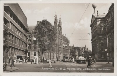 AMSTERDAM - N. Z. Voorburgwal Geldkantoor - Postkantoor