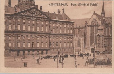 AMSTERDAM - Dam (koninkl. Paleis)