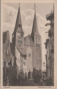 DEVENTER - Bergstraat en Kerk