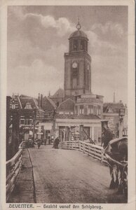 DEVENTER - Gezicht vanaf den Schipbrug