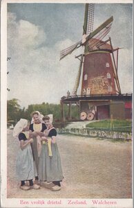 WALCHEREN - Een vrolijk drietal. Zeeland