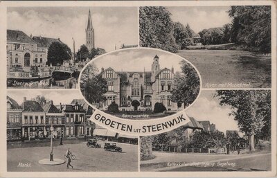 STEENWIJK - Meerluik Groeten uit Steenwijk