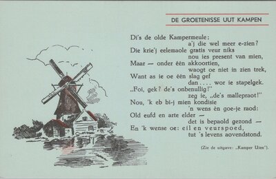 KAMPEN - De Groetenisse uut Kampen