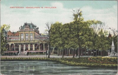 AMSTERDAM - Vondelpark m. Paviljoen