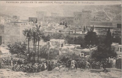 AMSTERDAM - Panorama Jerusalem te Amsterdam, Plantage Middenlaan (I. De Kruisdraging)