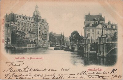 AMSTERDAM - Doelenhotel en Binnenamstel