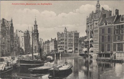 AMSTERDAM - Munttoren en Sophiaplein