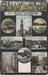 AMSTERDAM - Meerluik Groeten uit Amsterdam