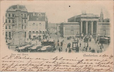 AMSTERDAM - Dam met Beurs