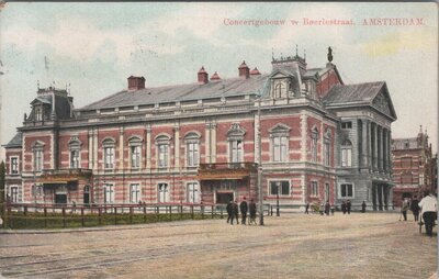 AMSTERDAM - Concertgebouw v. Baerlestraat