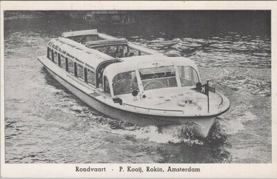 AMSTERDAM - Rondvaart - P. Kooij, Rokin