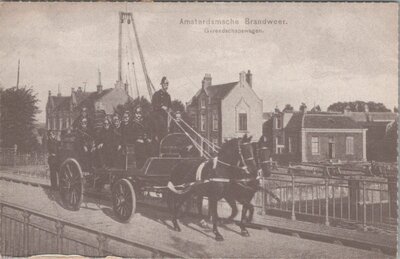 AMSTERDAM - Amsterdamsche Brandweer. Gereedschapswagen