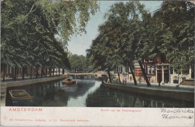 AMSTERDAM - Bocht van de Heerengracht