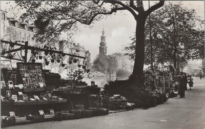 AMSTERDAM - Bloemenmarkt met Munttoren