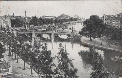 AMSTERDAM - Binnen Amstel b/d Blauwbrug