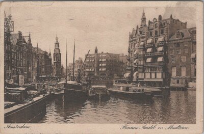 AMSTERDAM - Binnen Amstel en Munttoren