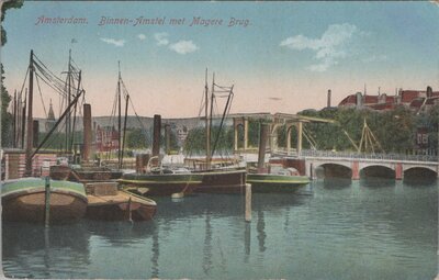 AMSTERDAM - Binnen - Amstel en Magere Brug