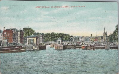 AMSTERDAM - Binnen-Amstel Schutsluis