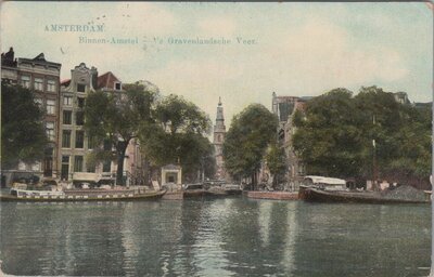 AMSTERDAM - Binnen - Amstel - 's Gravelandsche Veer