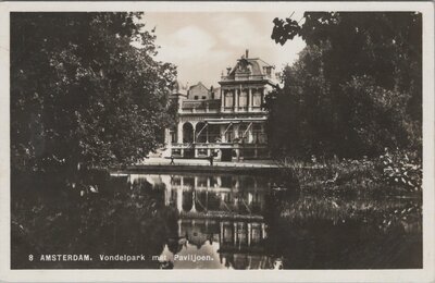 AMSTERDAM - Vondelpark met Paviljoen