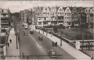 AMSTERDAM - Vondelbrug met Constantijn Huijgenstraat
